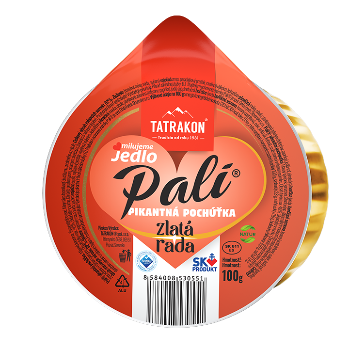 Pali®pikantná pochúťka Zlatá rada 100g